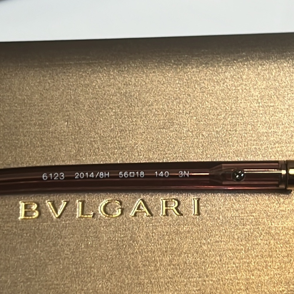 Bvlgari / Bulgari sunglasses - Rose gold/violet - Picture 11 of 13